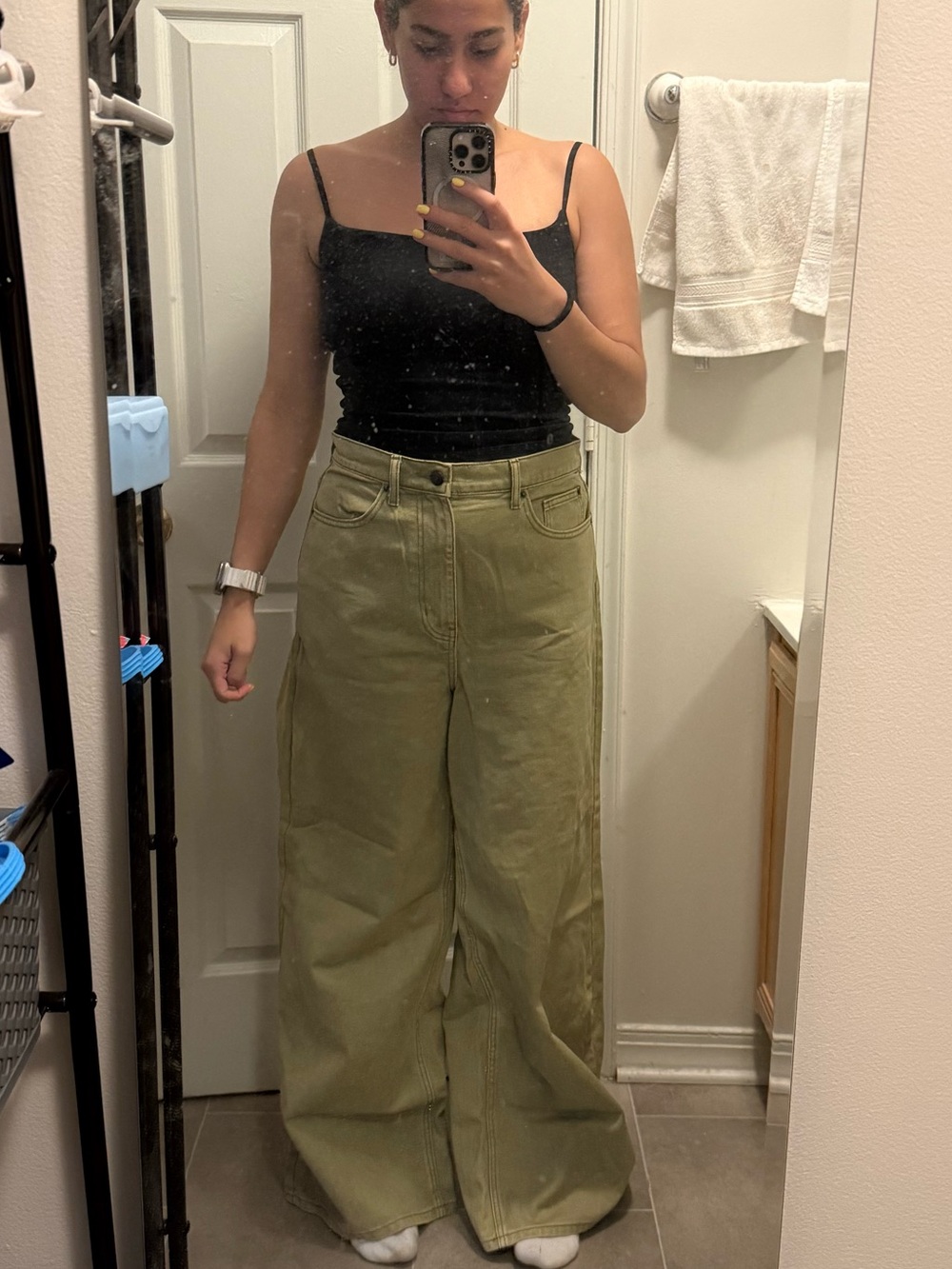 BDG Light Olive Green High-Rise Pants